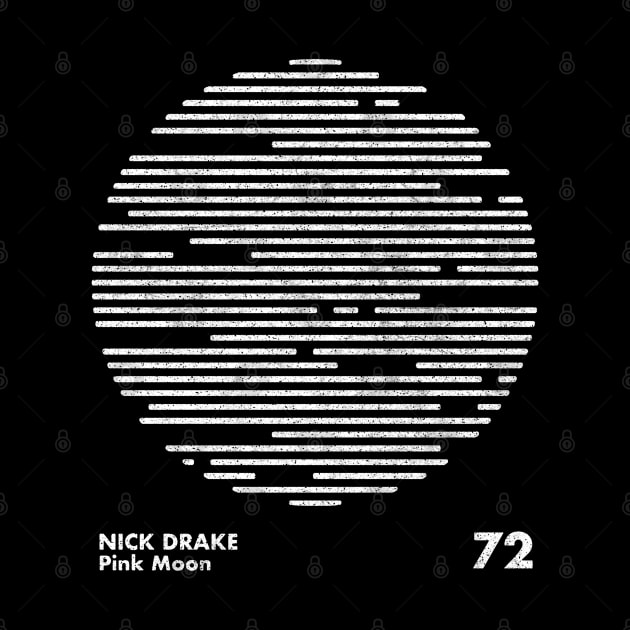 Nick Drake / Pink Moon / Minimalist Artwork Design by saudade