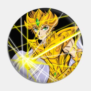 saint seiya aioria of leo in golden saints Pin