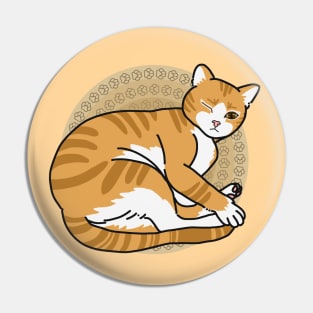 WHAT UP? CAT Pin