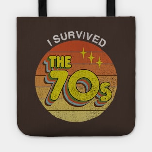 I Survived the 70s (faded) Tote