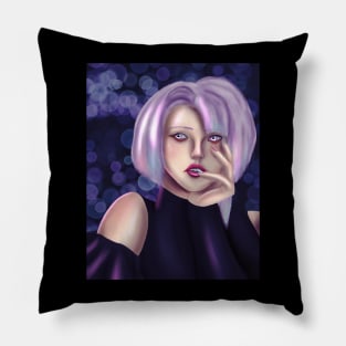 Lucy Cyberpunk Pillow