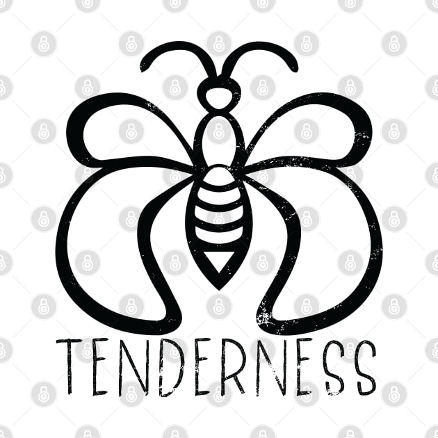 Sankofa Adinkra Symbol "Tenderness" Black by Vanglorious Joy