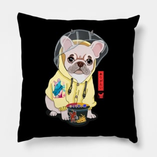 Frenchie Noodle Love Pillow