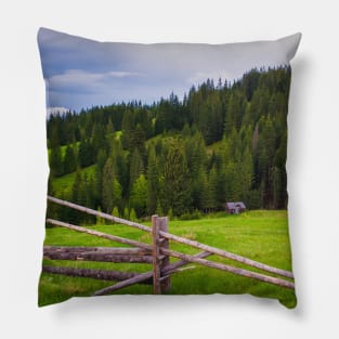 old fence Pillow