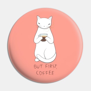 Coffee Cat Pin