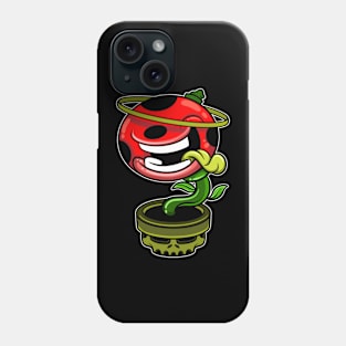 red plant cartoon Phone Case