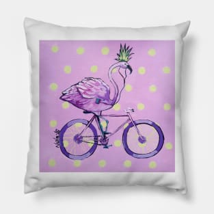Pink Flamingo Pillow