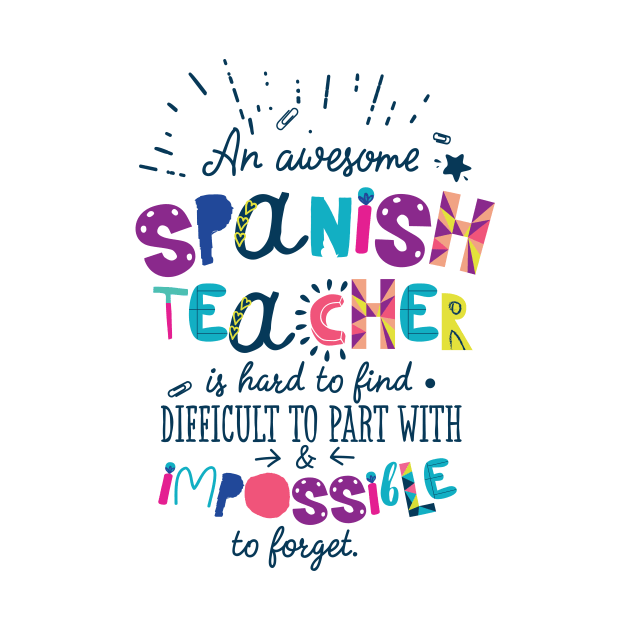 An Awesome Spanish Teacher Gift Idea - Impossible to forget by BetterManufaktur