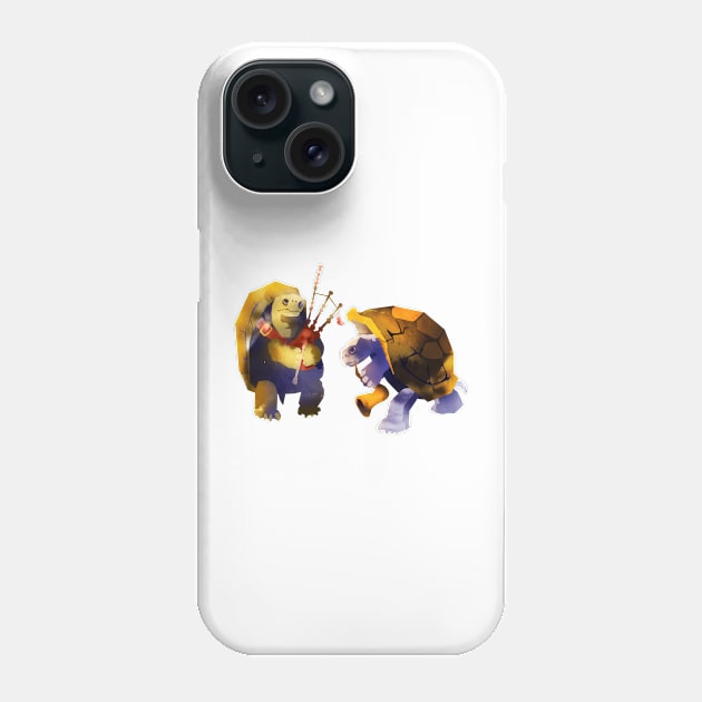 Two tortle bards Phone Case by Inchpenny