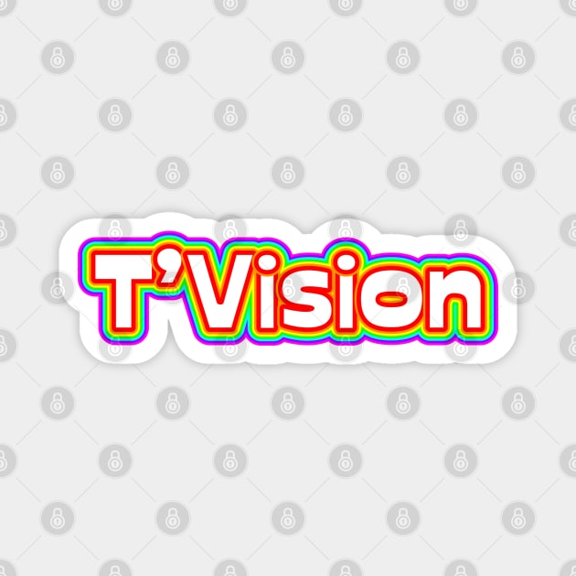 T'Vision Magnet by Jokertoons