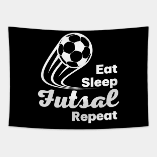 eat sleep futsal repeat Tapestry