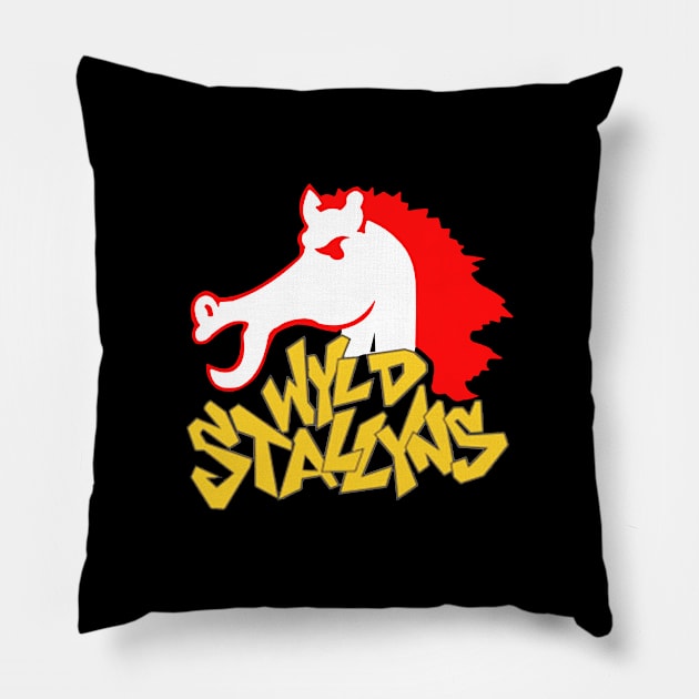 Stallyns logo Pillow by adaave