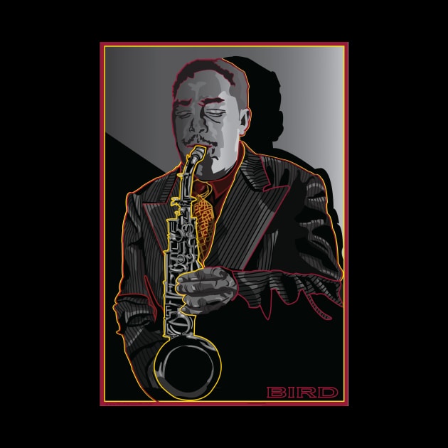 CHARLIE PARKER AMERICAN JAZZ SAXOPHONIST by Larry Butterworth