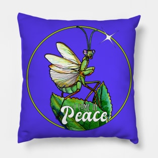 Praying Mantis Pillow