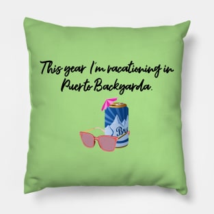 Puerto Backyarda Cheap Vacation Pillow