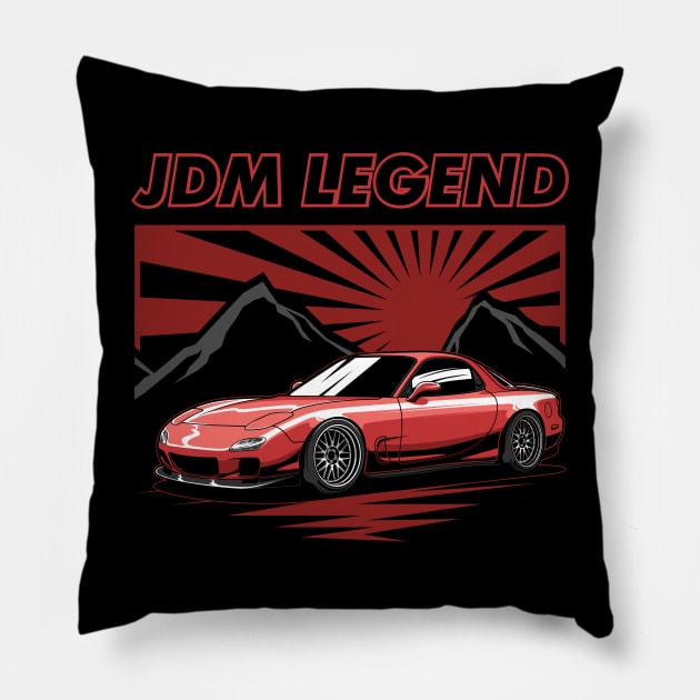 Mazda RX-7 FD JDM Legend Pillow by JDM Boyz