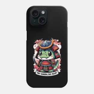 Kawaii Crocodile Samurai Cute Alligator with Katana Phone Case