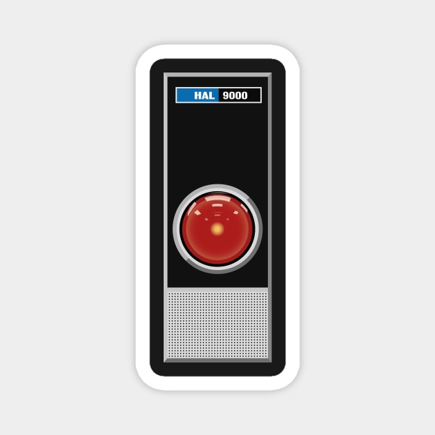 HAL-9000 Magnet by GillianVandewyer