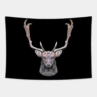 Stag Polygon Hunter Design Geometric Gift Tapestry