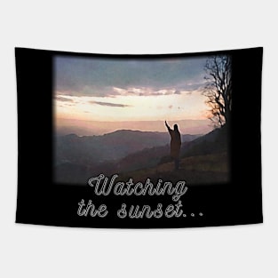 Watching  the sunset... Tapestry