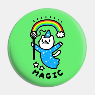 Magical Wizard Cat Pin