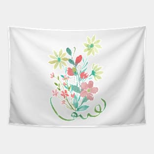 Wildflower Bouquet of Love Tapestry