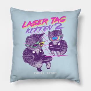 Laser Tag Kitten 2 Pillow