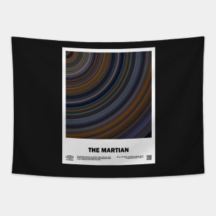 minimal_The Martian Abstract Circular Art Movie Tapestry