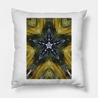 Unique Kaleidoscope of Alligator in a Pond Pillow