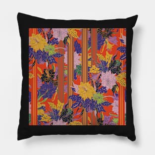 Floral Stripe Pillow