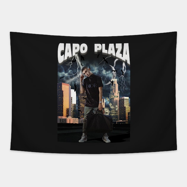 CAPO PLAZA trap Ita Tapestry by thedoomseed