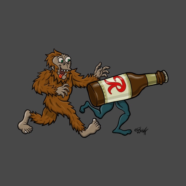 bigfoot beer chase by eliwolff