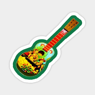 angled guitar Magnet