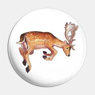 Cozy Fallow Deer Pin