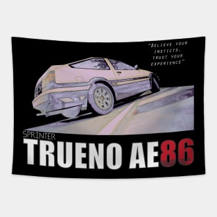 AE86 Dark Version Tapestry