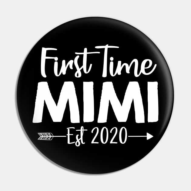 First Time Grandma Floral Tee First Time Mimi Est 2020 Pin by celeryprint