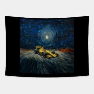 Formula one paint vintage Tapestry
