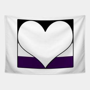 Ace Pride Heart Block Tapestry