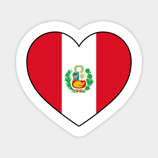 Heart - Peru Magnet