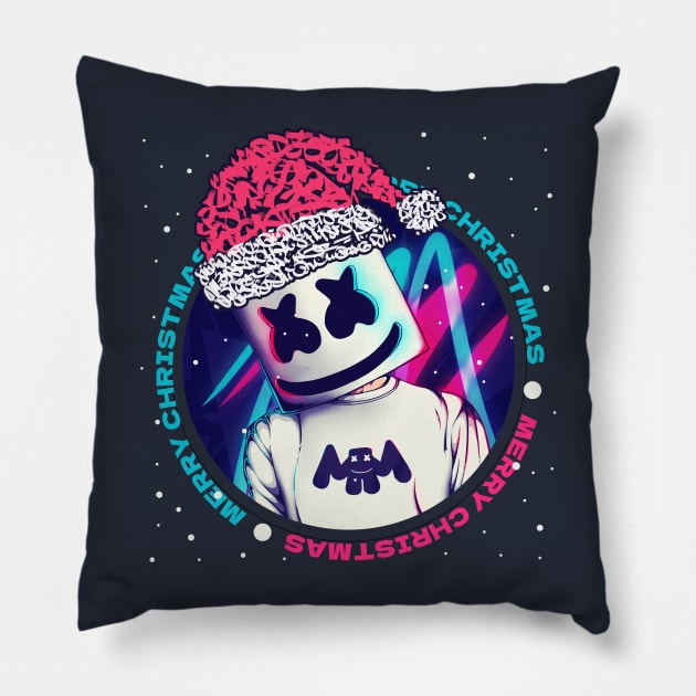 Christmas Marshmello Pillow by DenielHast