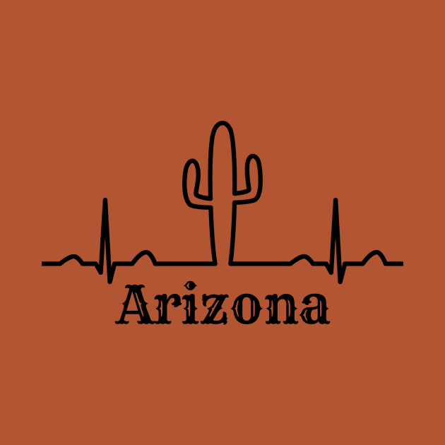 Arizona - Saguaro Cacti - Heartbeat by KickStart Molly