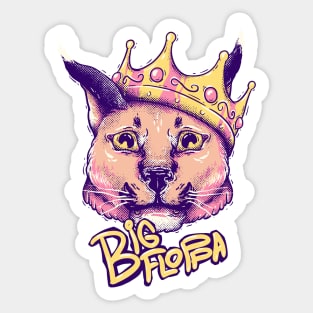 Big Floppa is Calling Meme Funny Caracal Big Cat | Greeting Card