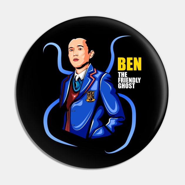 Ben The Friendly Ghost Pin by happymonday