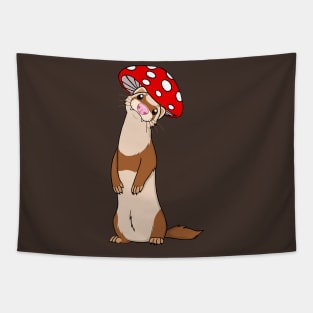 Ferret Mushie Tapestry