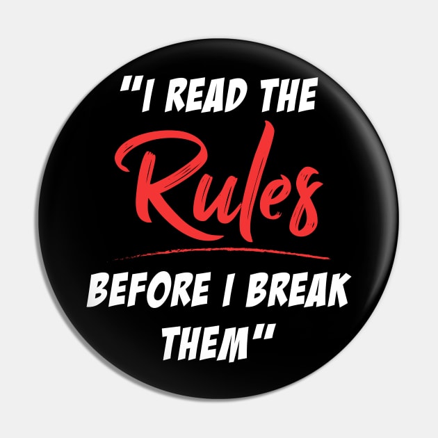 Rules Pin by Dojaja