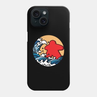 Kanagawa Wave Meeple Board Game Phone Case