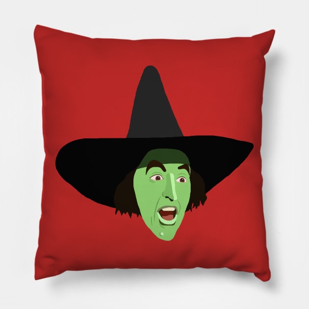 Wicked Witch of the West Pillow by ElviaMontemayor