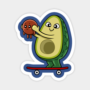 Skate father avocado Magnet