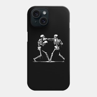 boxing skeletons Phone Case