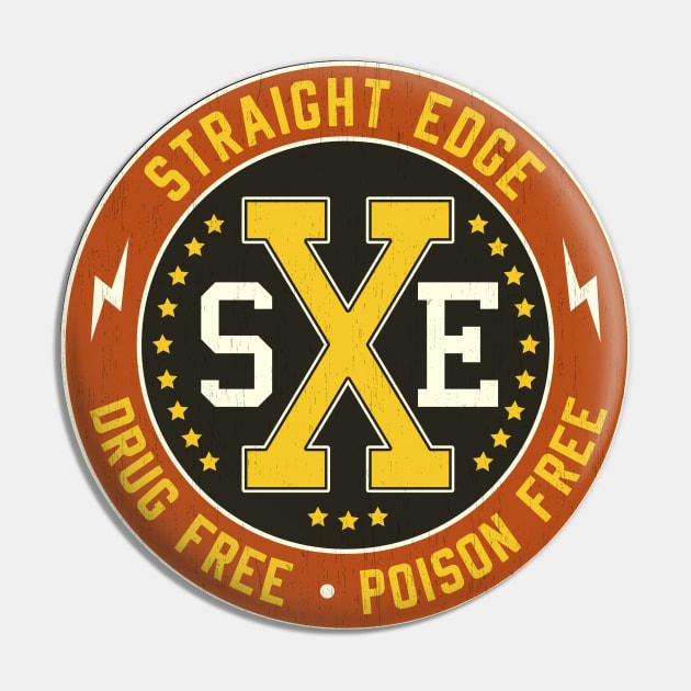 Straight Edge Pin by SunsetSurf